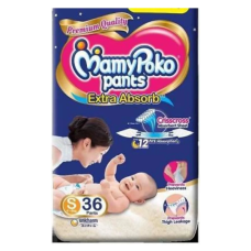 MamyPoko Pants Small 4-8 Kg 36 Pcs (Made in India)
